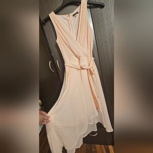 NEW!! Tommy Hilfiger Asymmetrical Light Pink Dress- NEW